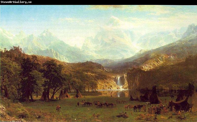 Albert Bierstadt The Rocky Mountains, Lander Peak